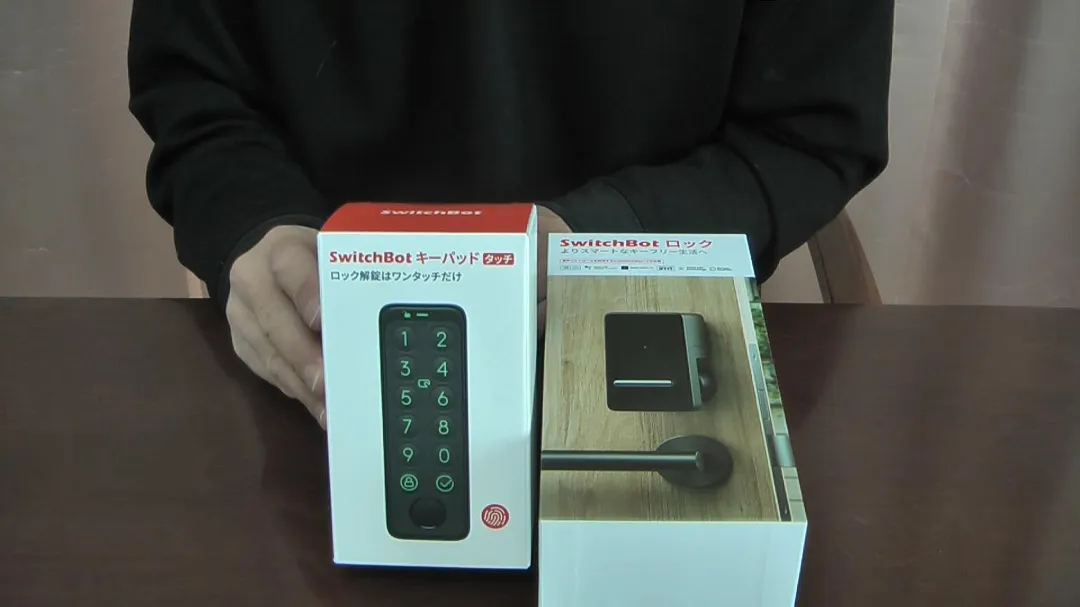 SwitchBotロックと指紋認証パッドの画像