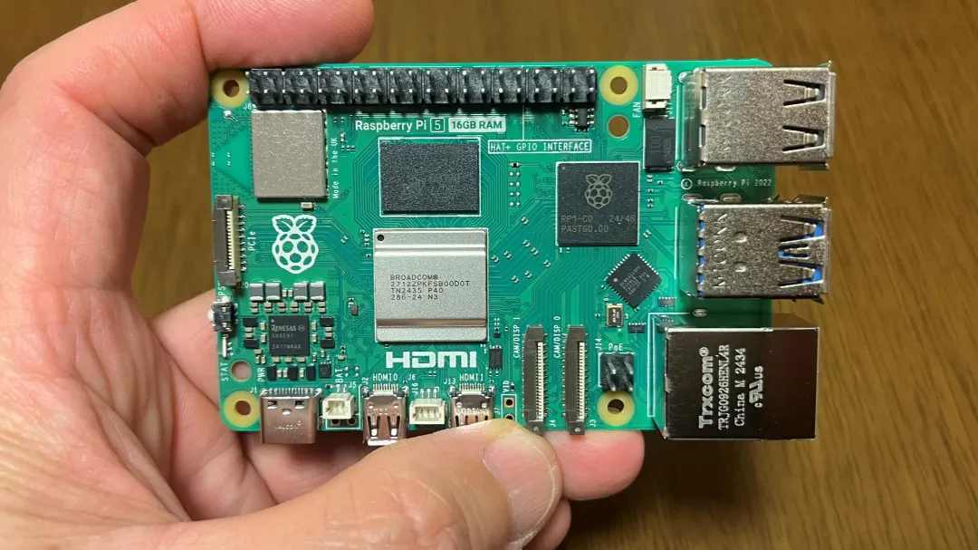 Raspberry Pi 5 16GBボード本体の画像