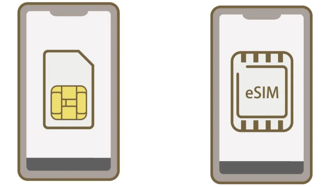 SIMとeSIMの画像