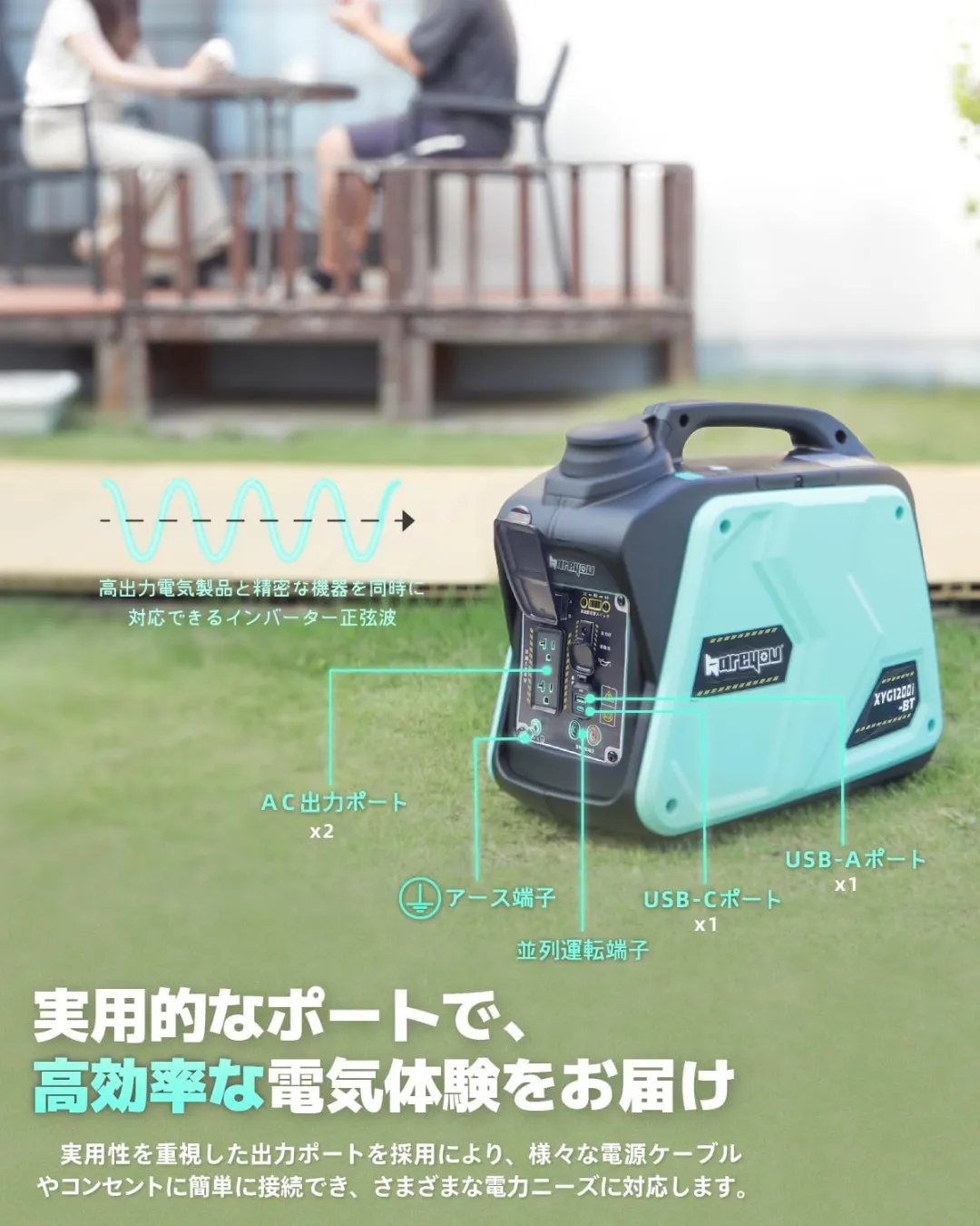 正弦波インバーター説明画像