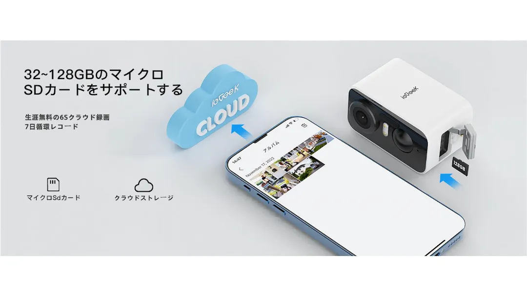 録画データの保存方法の説明画像