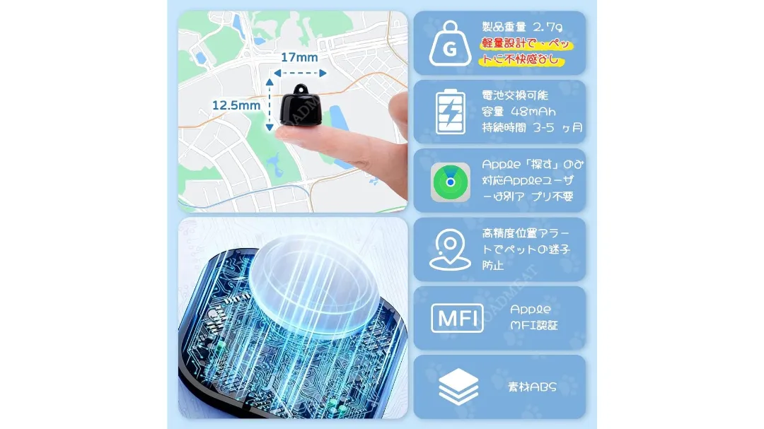 GPSトラッカーの説明画像