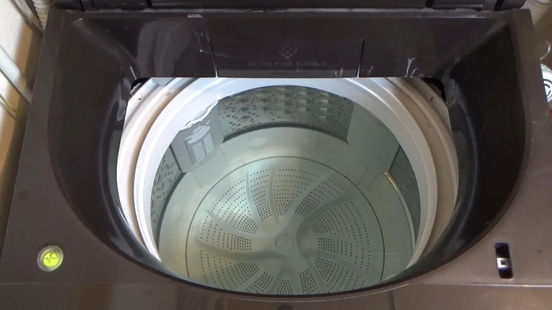 8時間後の洗濯槽の画像